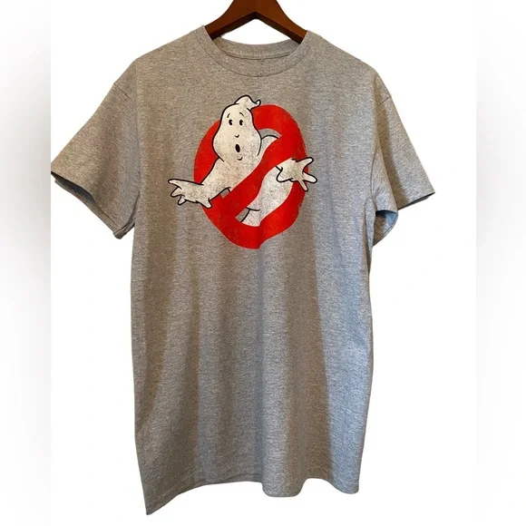 MAD Engine Men’s Gray Ghostbusters Graphic T-shirt - Picture 1 of 14